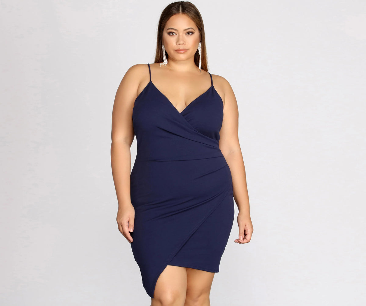 PLACEHOLDER - Plus Strappy & Stunning Mini Dress